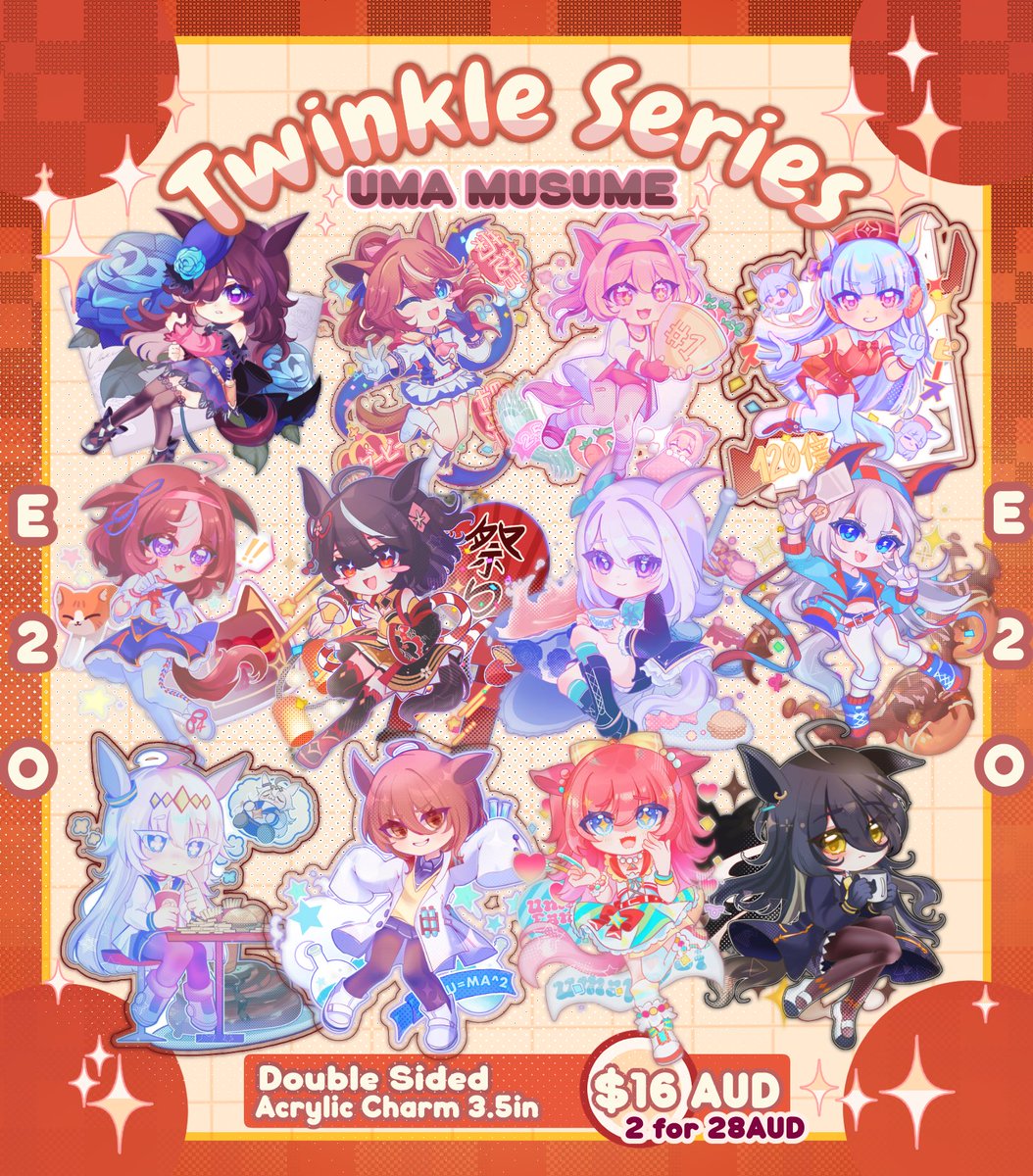 mirinaechou's tweet photo. CATALOG FOR #animagasydney !! 💗✨
Come check me out at E20 !! https://t.co/YmbTrcMkpN