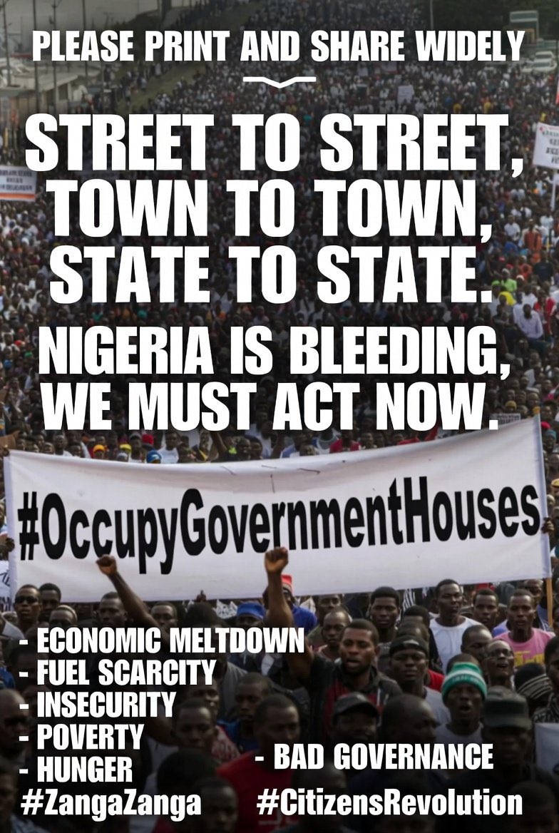 Post on all socials..
Print and share..

Way out🇳🇬

#OccupyGovernmentHouses🏠
#ZangaZanga
#CitizensRevolution