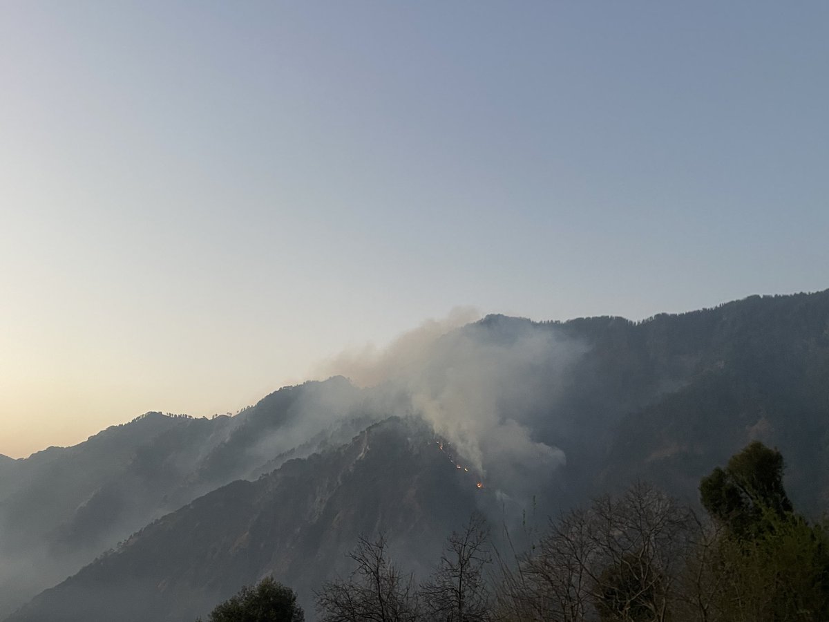 Cryptof64140089's tweet photo. Forest fire reported in Chansu Hills, of District Ramban Jammu region. Dry conditions fueling flames, endangering wildlife &amp; nearby areas. Appeal for rapid response from forest dept &amp; locals. Protect our hills! 🌲🔥  #SaveChansuHills @narendramodi  @DrJitendraSingh  @dcramban https://t.co/neqpQMYLZq