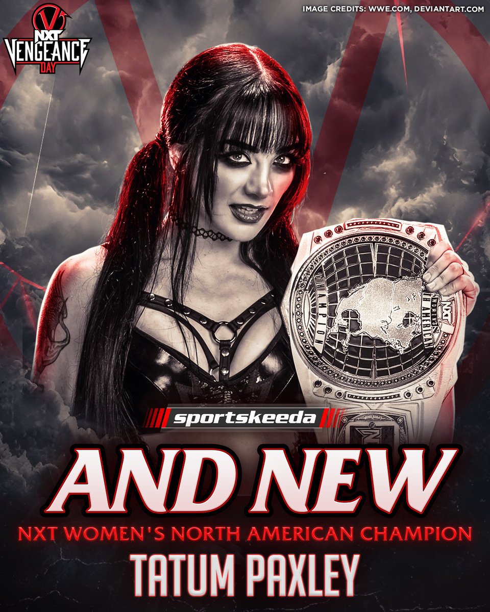 ANDDDDDD NEWWWWW 🚨 
Tatum Paxley sends Izzi Dame through Cemetery Drive for revenge and the NXT Women's North American championship!
#VengeanceDay