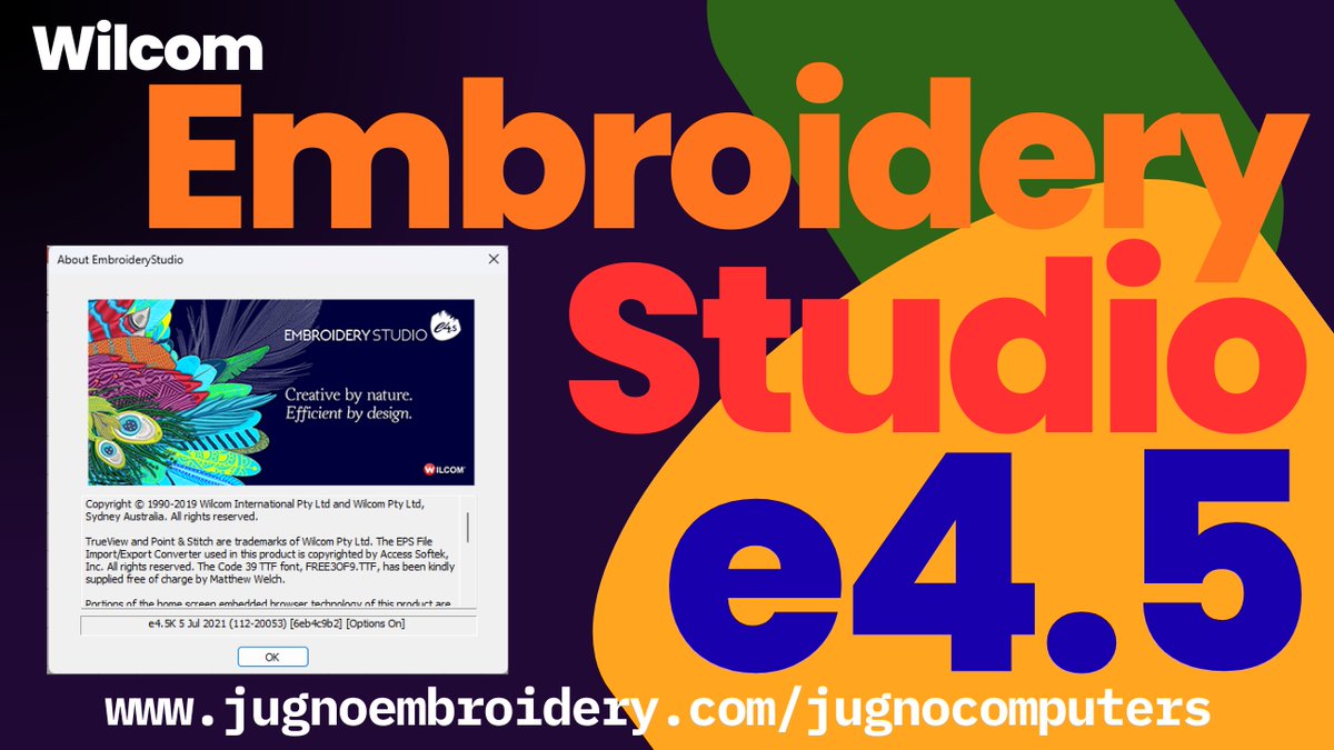 jugnocomputers's tweet photo. Wilcom Embroidery Studo e4.5: more info visit: https://t.co/6uf6wDZWcq https://t.co/xztP6GLEeS