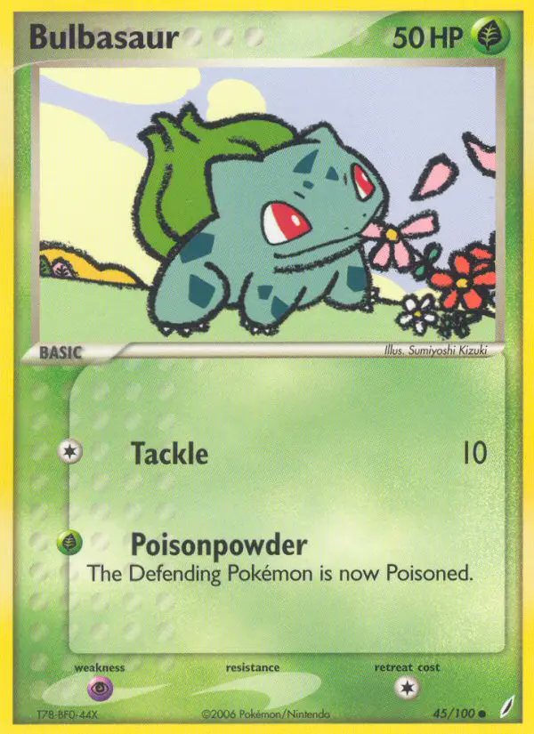cardpendium's tweet photo. Card of the Day: Bulbasaur
Game: #Pokemon      
Set: Crystal Guardians   
Link: https://t.co/hShYcFcchz https://t.co/tjkfpSRGgQ