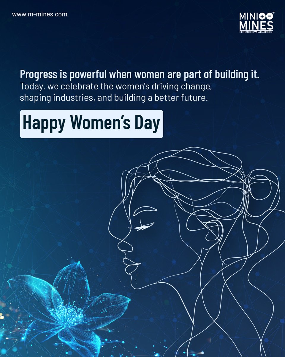 MiniMinesPower's tweet photo. MiniMines celebrates the women driving innovation, leadership, &amp; sustainability &amp; honours their impact in building a more inclusive future. 
Happy Women’s Day.

#InternationalWomensDay #WomensDay2026 #WomenInSTEM #WomenInCleanTech #WomenInLeadership #WomenEmpowerment #MiniMines https://t.co/LNZK7djzXl
