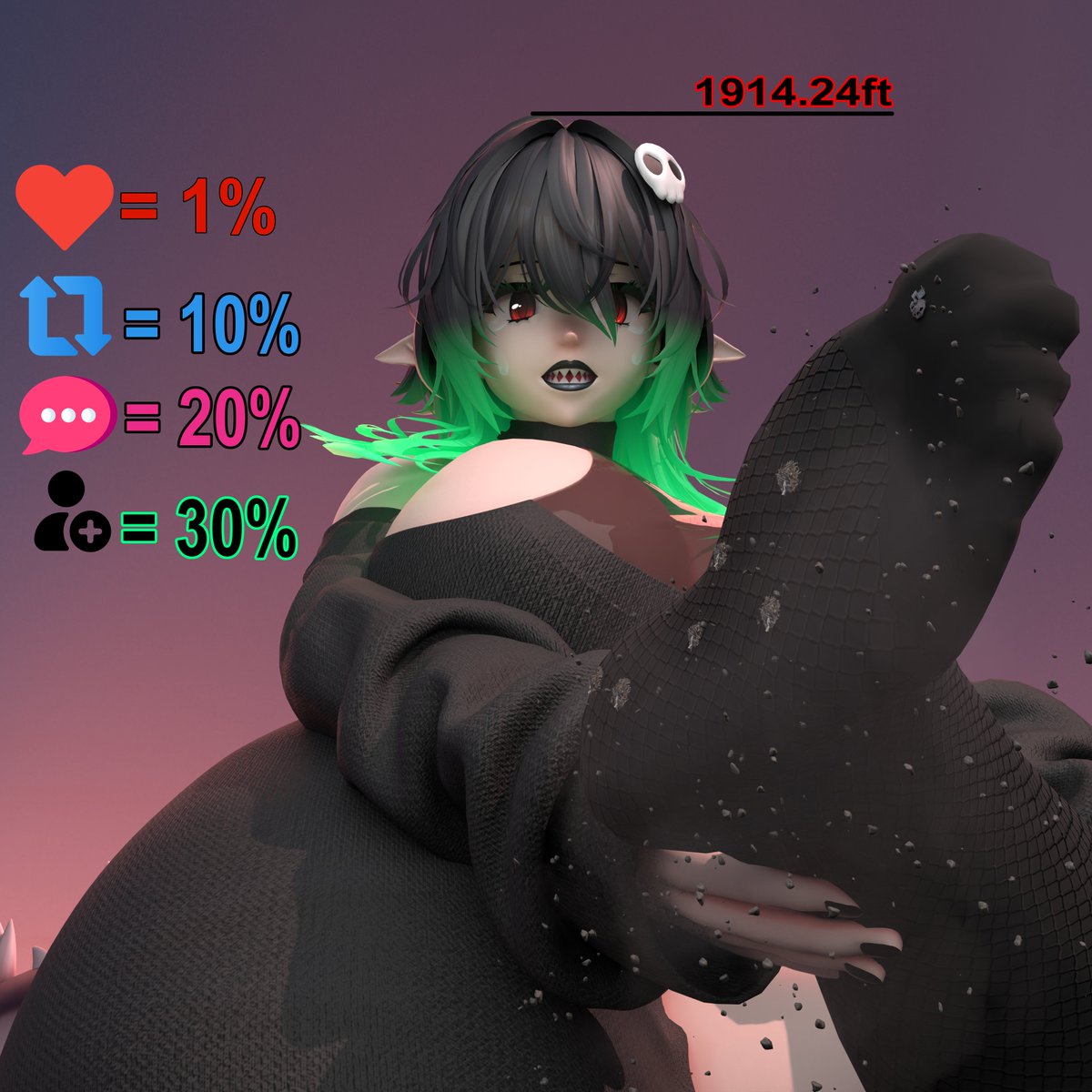Sanus Sangria 🦖 Kaiju Giantess Vtuber 🦖 tweet media