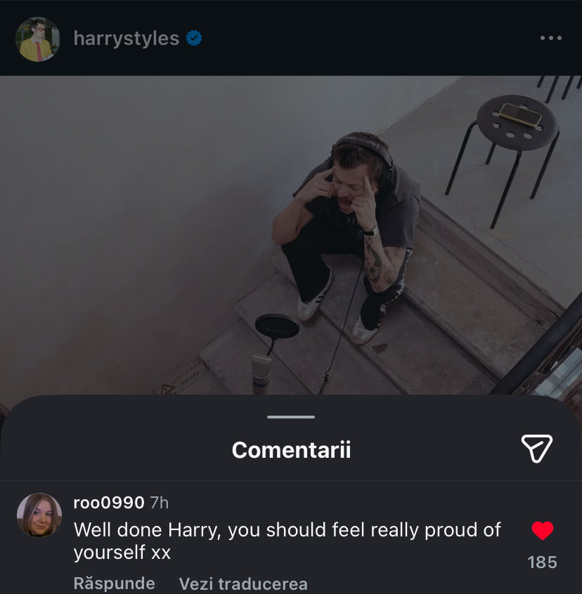HSTS26's tweet photo. Liam ‘s sister commented on  Harry’s post 😭😭😭😭😭 https://t.co/ydWrgyLy97