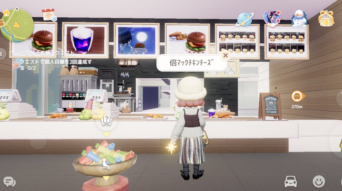 act_moment's tweet photo. しゅーさん運営のマクドにドライブスルーしにいったらなんと倍マックチキンチーズが当たったのでイートインしてきた🍟♪
@Hunter_shuuu 

#ハートピアスローライフ
#ハートピア
#heartopia https://t.co/nsX6aASAaZ