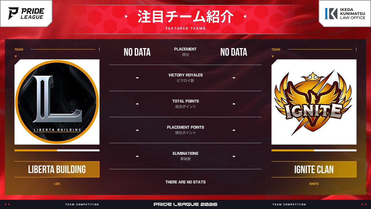 PRIDE LEAGUE2026 INFO-フォートナイトチーム対抗戦- tweet media