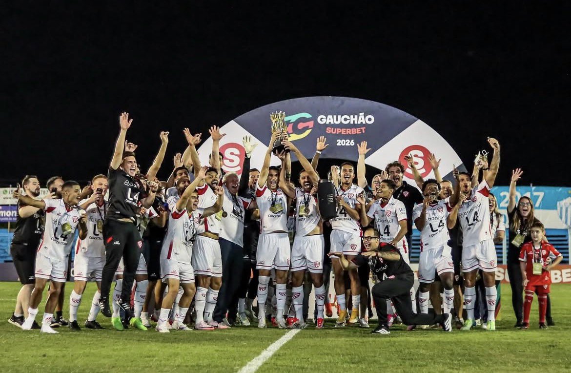 GauchoInforma's tweet photo. 𝑬𝒔𝒑𝒐𝒓𝒕𝒆 𝑪𝒍𝒖𝒃𝒆 𝑺𝒂̃𝒐 𝑳𝒖𝒊𝒛.

2026 - Taça Farroupilha 🏆
2025 - Taça Farroupilha 🥈
2024 - Recopa Gaúcha 🏆
2023 - Copa FGF - Troféu Rei Pelé 🏆
2023 - Recopa Gaúcha🥈
2022 - Copa FGF - Troféu Tarcísio Flecha Negra 🏆

𝑷𝑹𝑶𝑻𝑨𝑮𝑶𝑵𝑰𝑺𝑻𝑨! 🔴⚪️

Foto: Vini Saraiva