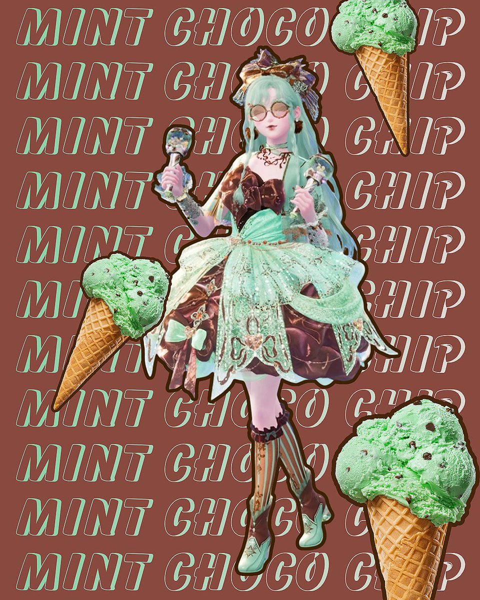 simplynight's tweet photo. Mint Chocolate Chip 😋 
UncrownedHeart #infinitynikkk #infinitynikkitwt #无限暖暖 https://t.co/ZiWQ8os9H6