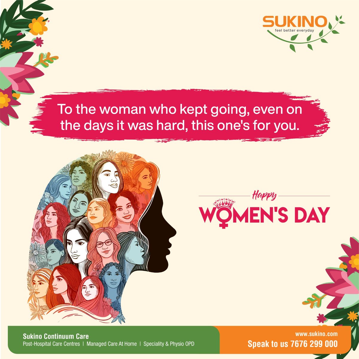 To every woman who never stopped believing in herself even when the world forgot to, we see you, we honor you, we celebrate you. 
Happy Women's Day.

#Happywomensday #sukino