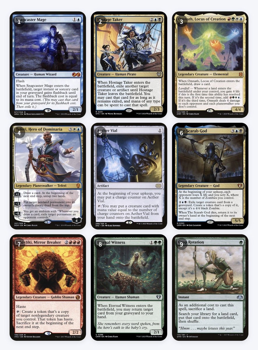 MichaelpMtg's tweet photo. Can you tell I started playing in 2017??? I Remember casting hostage taker for the first time and thought stealing my opponents card was so broken. https://t.co/wG884DRujT
