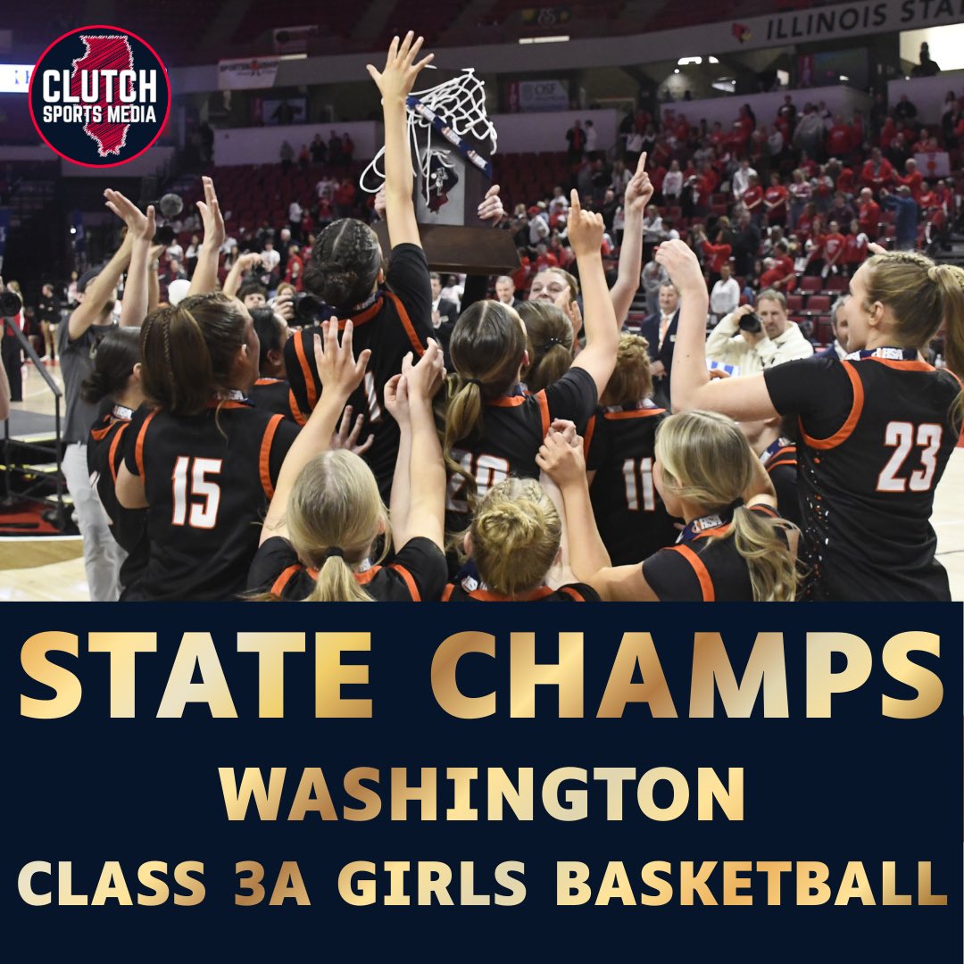 ClutchSportsIL's tweet photo. 🏆STATE CHAMPS🏆

WASHINGTON’S STORYBOOK SEASON IS COMPLETE‼️ 

THE SPECTACULAR SENIORS GO OUT AS CHAMPS🥇

#ClutchUp https://t.co/OkopwKeHMA