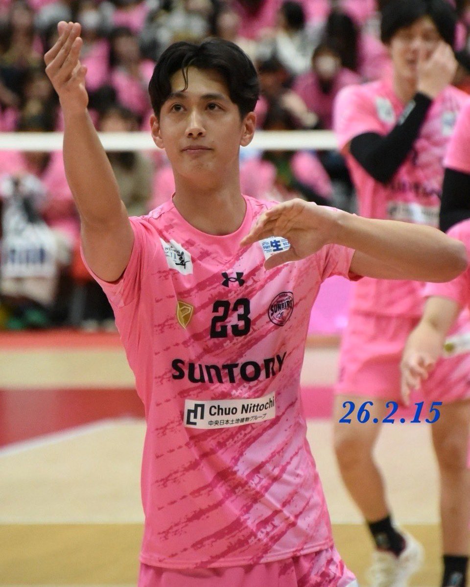 26.2.15 サントリー🐦‍🔥-長野🔱@ Asueアリーナ🏐✨️ サインボールも