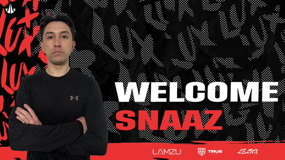 LELUXEsports's tweet photo. !! @CounterStrike !!
Join us in welcoming @SnaazFPS to our CS2 Roster!!!
#LETSGOLUX #LUXCS https://t.co/IbhaRyZxyA