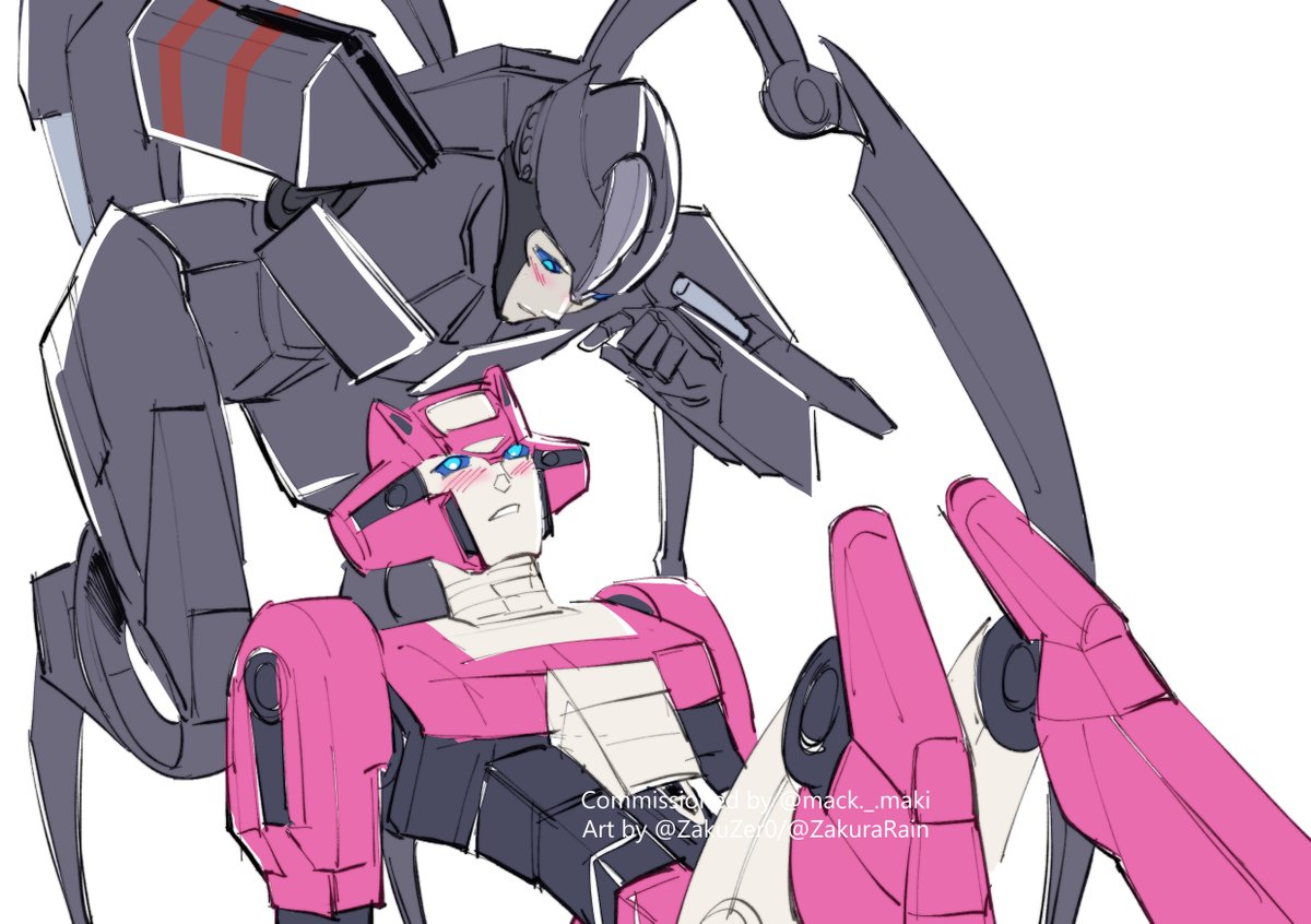 ZakuZer0's tweet image. A recent Kofi doodle c()mm by @/mack._.maki on Insta, with Elita One and Airachnid 💕💕

I'll be opening Kofi doodle c()mm this week so stay tuned!

#Transformers #TFOne #TransformersOne