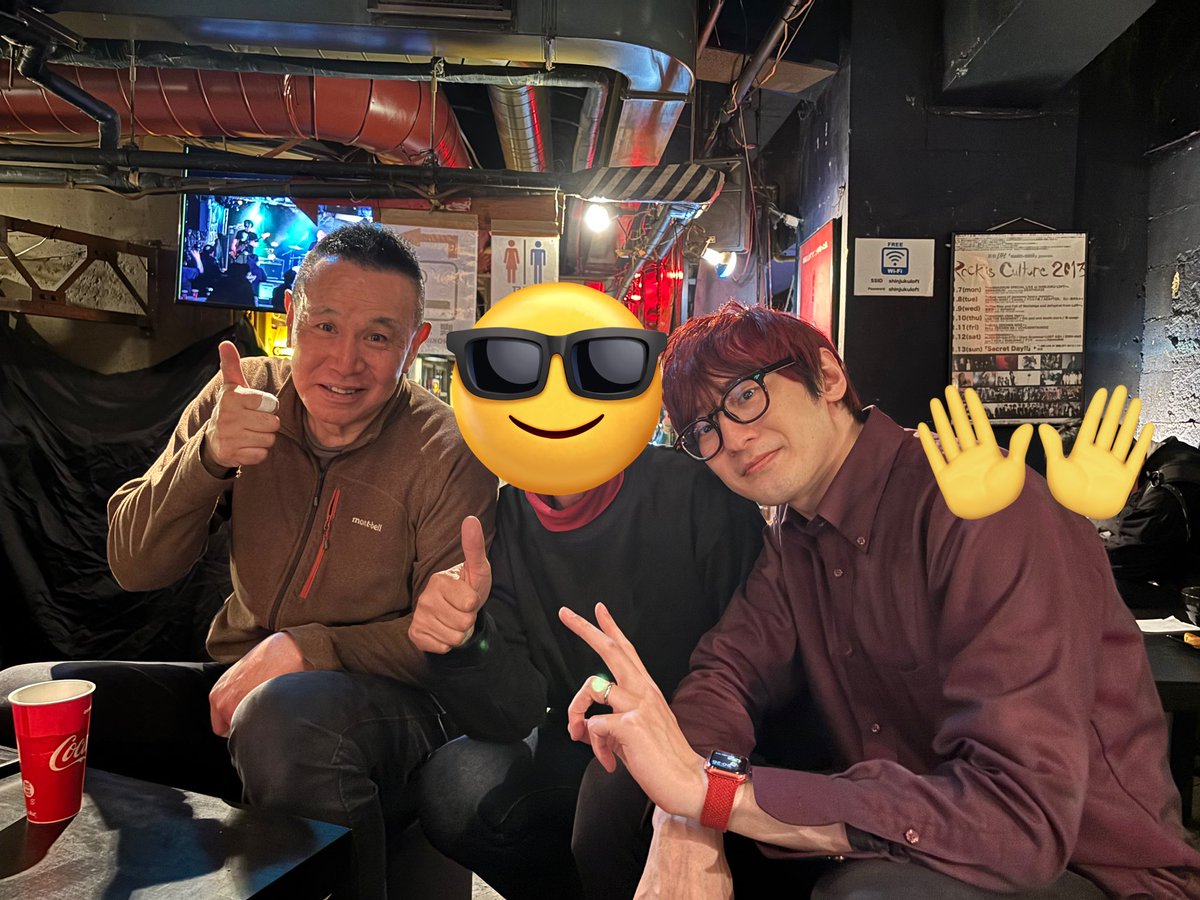 tt_247's tweet photo. やなモン生誕祭ありがとうございました！

@HUSKERBU やなモンさん、これからもよろしくお願いします😊

テリカジバイブスの梶くんとパシャリ。
真ん中は あきと君パパ。

タイムトラベラーズ3人の写真撮りそびれた〜😂

次回は3月30日のせんべろ！
皆さまお待ちしております🎶 https://t.co/cuzAuzZuly