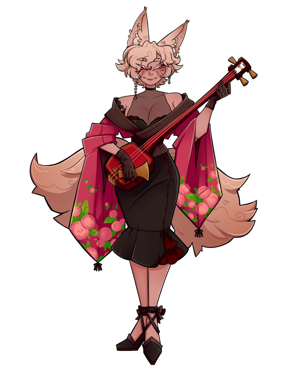 Pip_B_Witch's tweet photo. 🌸🦊Lychee Ale🦊🌸
My latest dnd character i've been drawing almost as much as i've been working on my new model and on comms 💕I'm obsessed 💕💕💕💕 https://t.co/UK62x1qHDU
