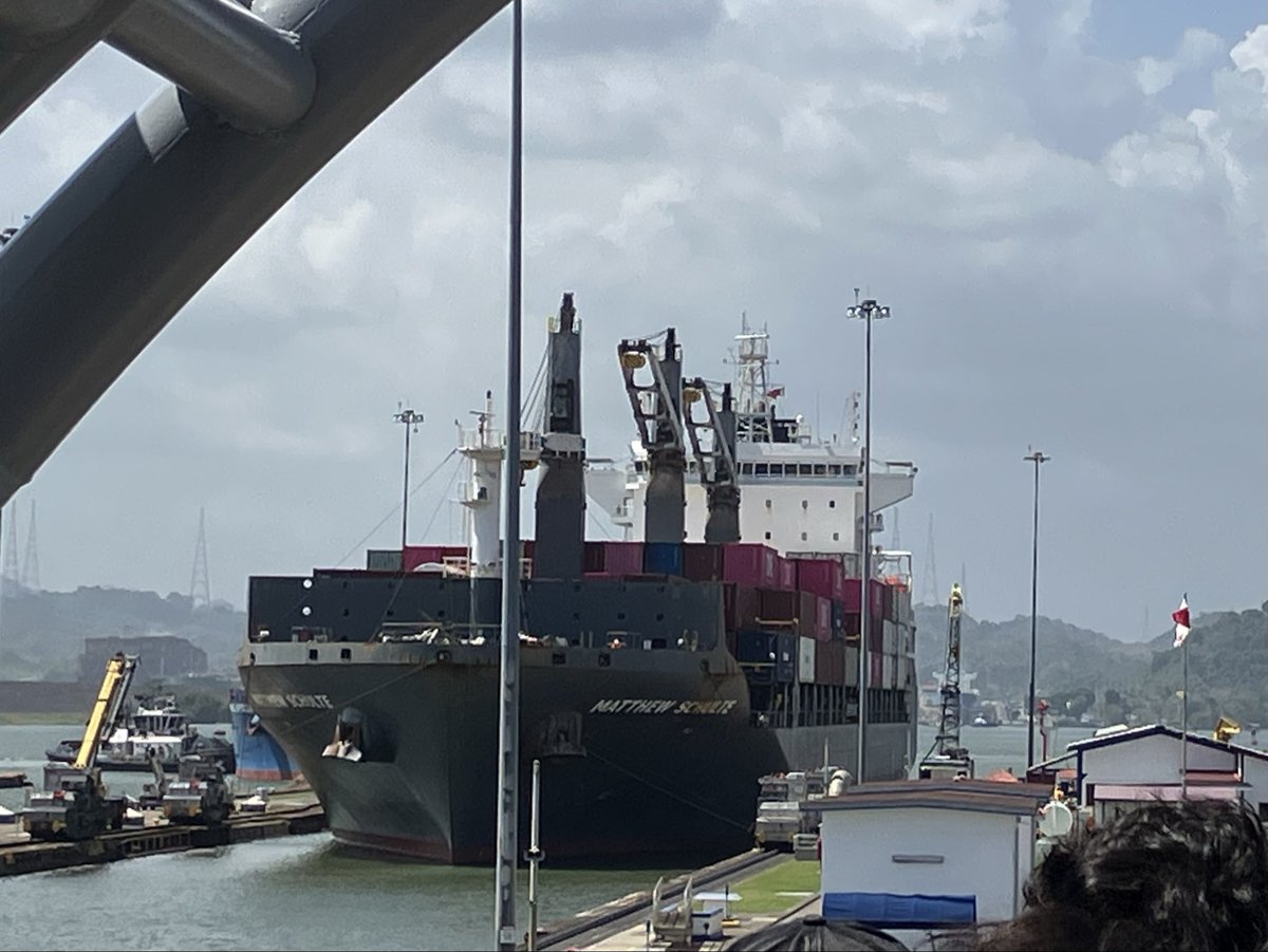 AndrewTownendNZ's tweet photo. Miraflores Locks, Panama, 1/3/26 https://t.co/uCPvIIUr3p