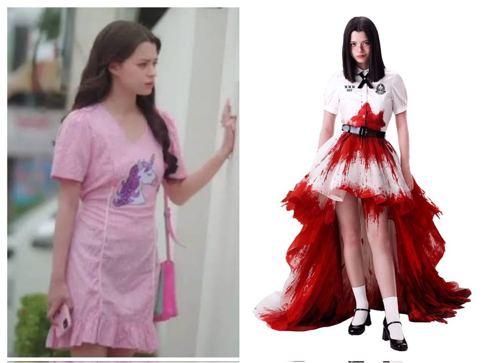 thisisdobleu's tweet photo. Before she becomes more famous, just to let you all know I met her in #GAPTheSeries with that pink unicorn dress.

#beckysangels
#เด็กใหม่TheResetEP1
#GirlFromNowhereTheReset https://t.co/w9KXj0InX4