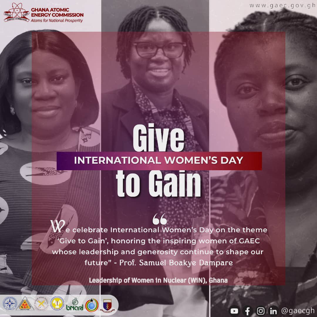 GAECGH's tweet photo. The Ghana Atomic Energy Commission Joins the Rest of the World to Celebrate International Women's Day https://t.co/LV1k5HksAA