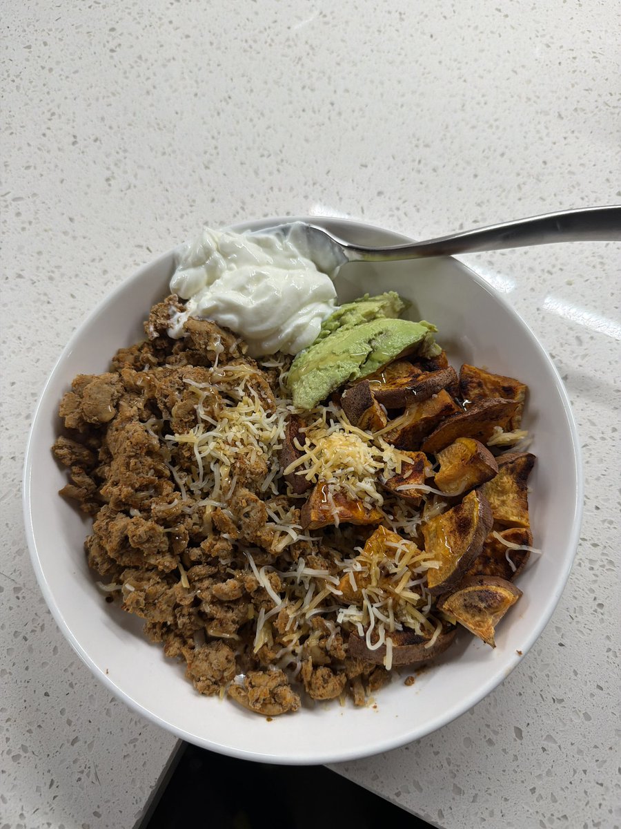 Elevated dog food for dinner