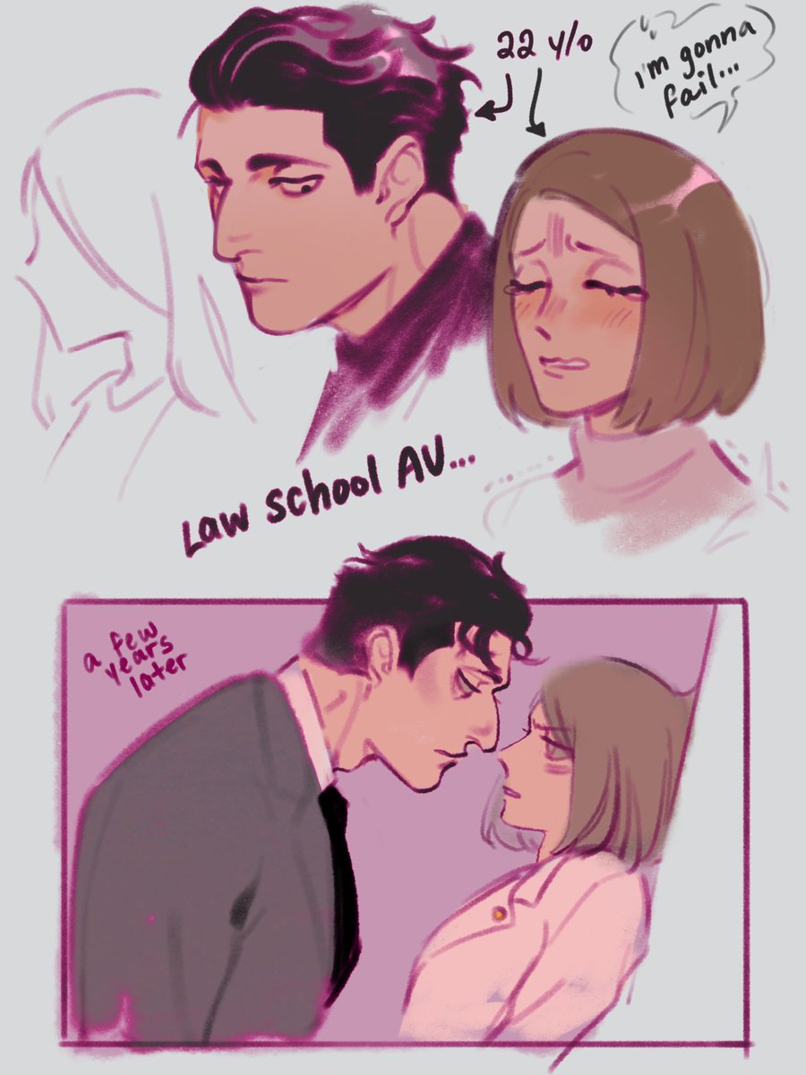 fightitjohn's tweet photo. Higumizu law school au hair fix version https://t.co/wmS1zESnxE