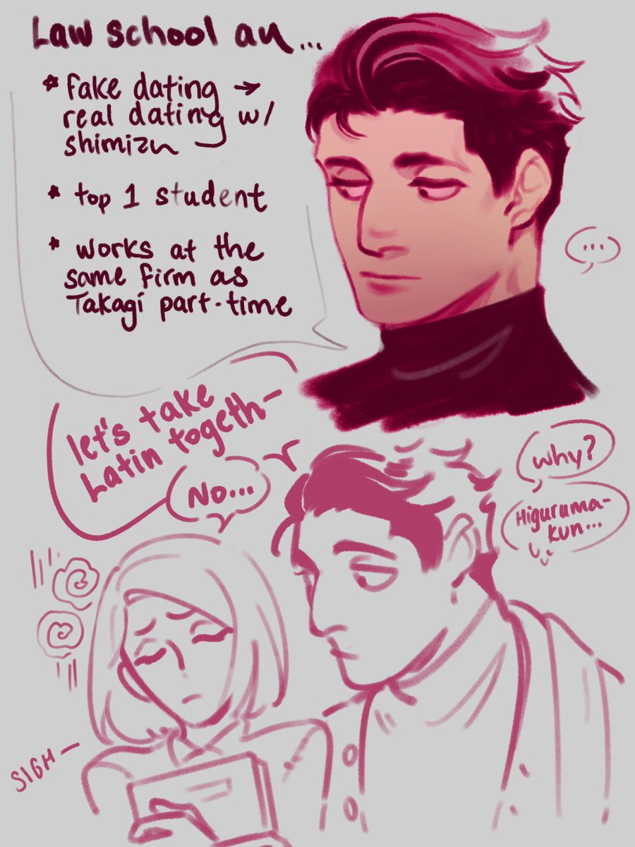 fightitjohn's tweet photo. Higumizu law school au hair fix version https://t.co/wmS1zESnxE