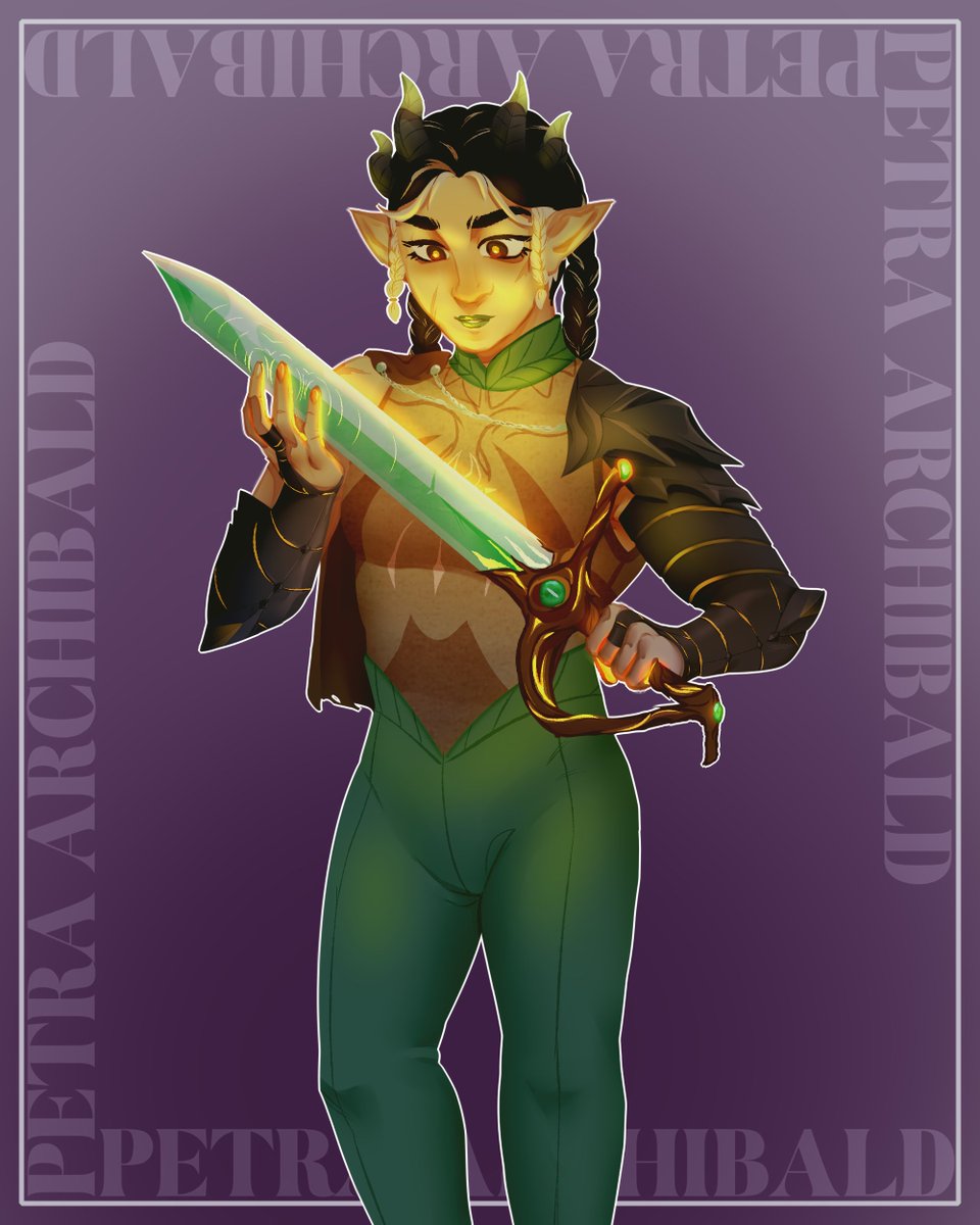 Korvo's sister! Names Petra, she is a warrior

#originalcharacter #art