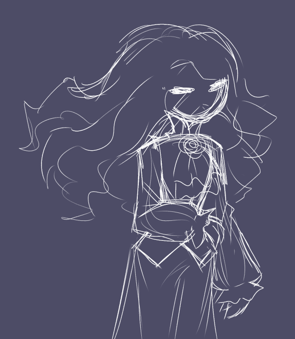 My biggest op is designing Phantom for this au DIES DIES DIES AND DIES SOME MORE 
This sketch is horrendously scuffed but I like the thought of them having crazy hair…