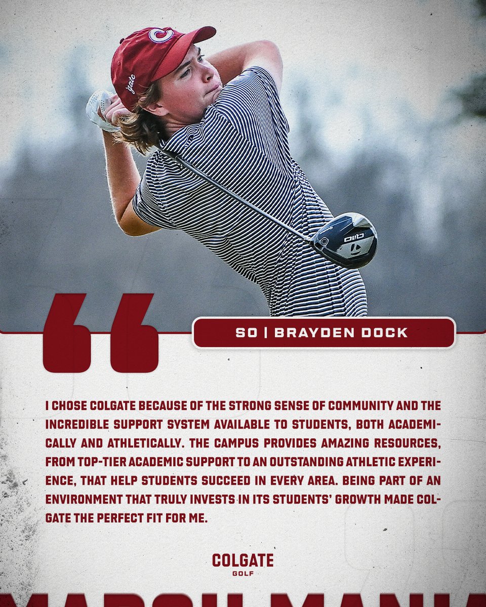 Colgate Golf tweet media