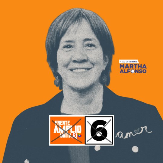 Cuando me lancé a la Representación estudiantil al CSU de la <a href="/UdeA/">Universidad de Antioquia</a> siempre tuve claro que no sería alguien que oculte sus convicciones por conveniencia. Por eso mi voto mañana será por <a href="/marthaalfonsob/">Martha Alfonso #6️⃣</a> al Senado porque conozco su trayectoria de lucha y defensa de lxs trabajadorxs