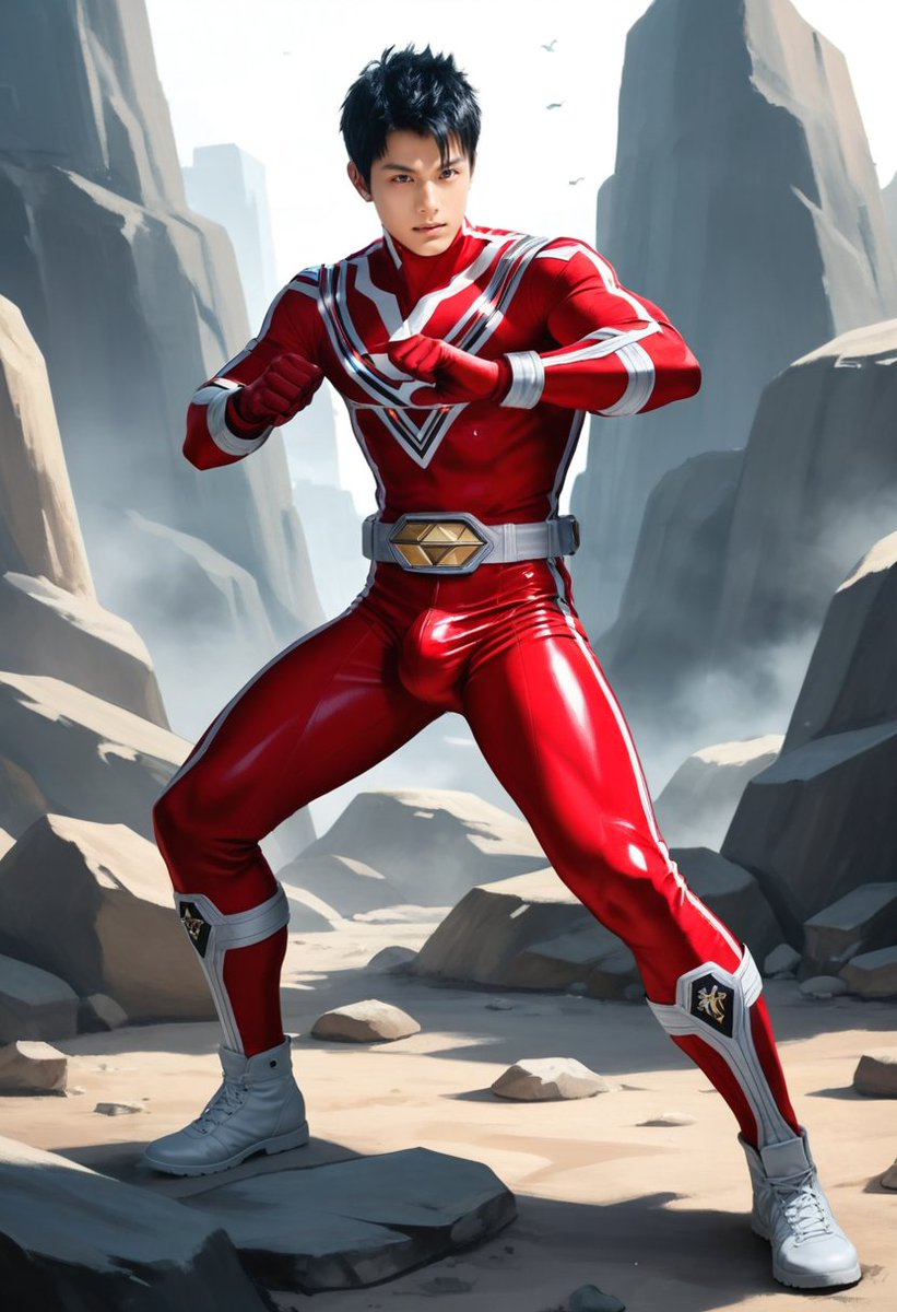 KaruUtata2's tweet photo. sentai red https://t.co/qt4wa9orr1