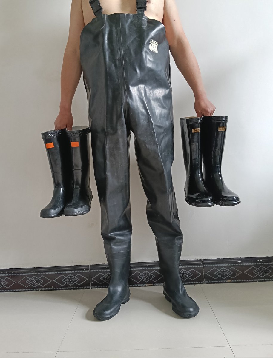 雨鞋下水裤 tweet media