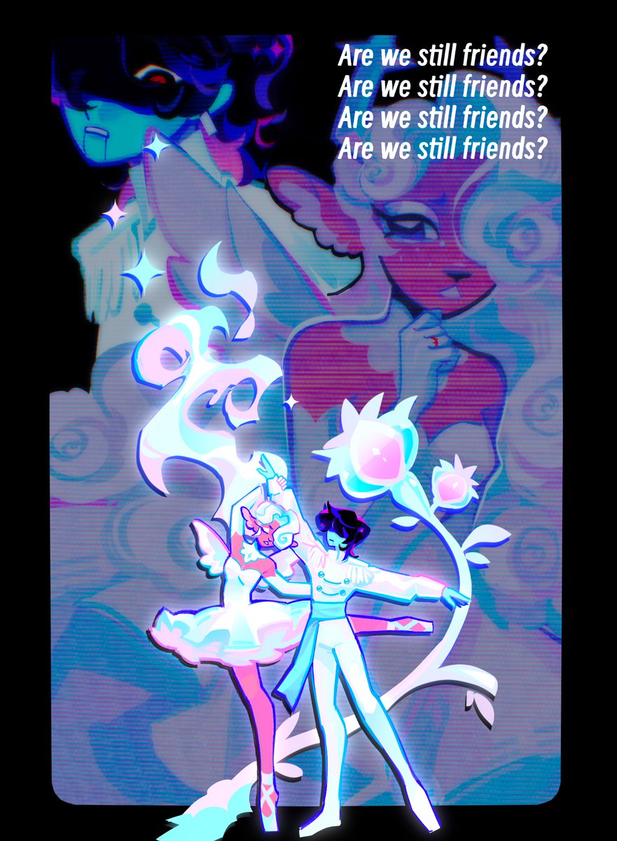 I see us on the screen ❄️
[ #deltarunefanart #kriselle ]