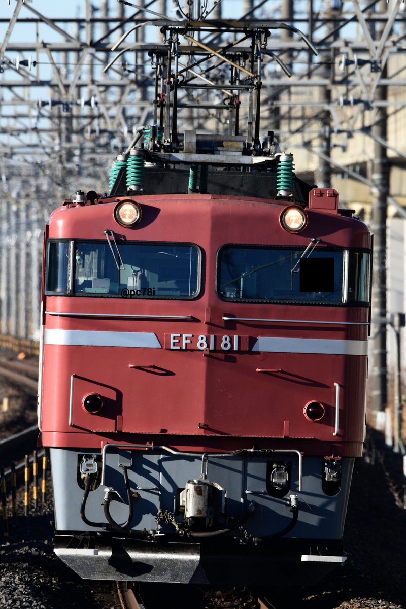 pc78i's tweet photo. ローズピンクなEF81 https://t.co/W77CHCnSZG