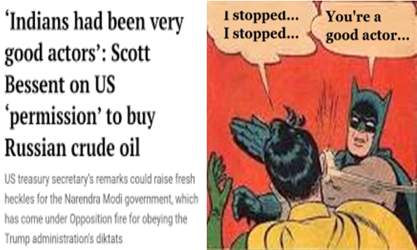 mediacrooks's tweet image. The war is in the middle east.. USrael is attacking Iran.. Iran is retaliating.. both claim severe damage to each other.. But the real slaps are coming for @NarendraModi.. with "Persian gloves"... #GoodActor