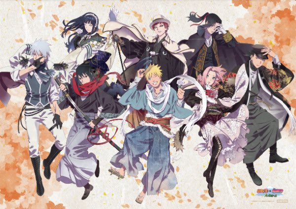 NARUTO×BORUTO 富士 木ノ葉隠れの里 3周年記念書き下ろしイラスト