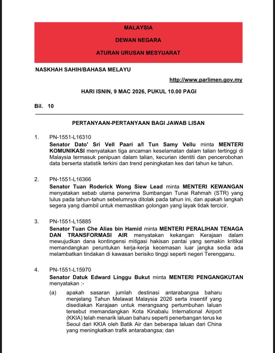 Parlimen Malaysia tweet media