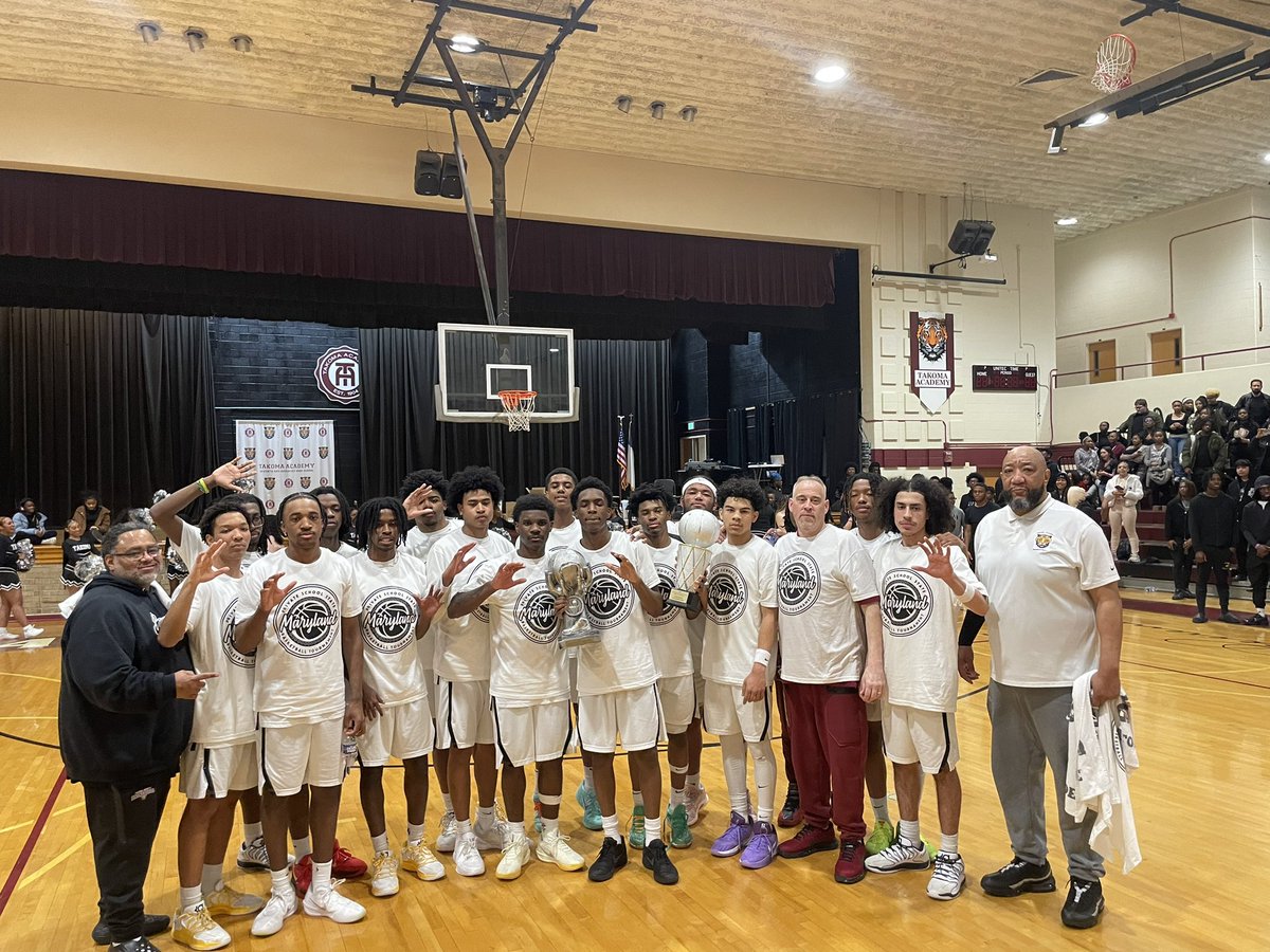 MDPSSBT's tweet photo. 1 seed Takoma Academy @VarsityTa are the 2026 @MDPSSBT Boys Division B champions!! 🏆 https://t.co/GSGQyqsTz4