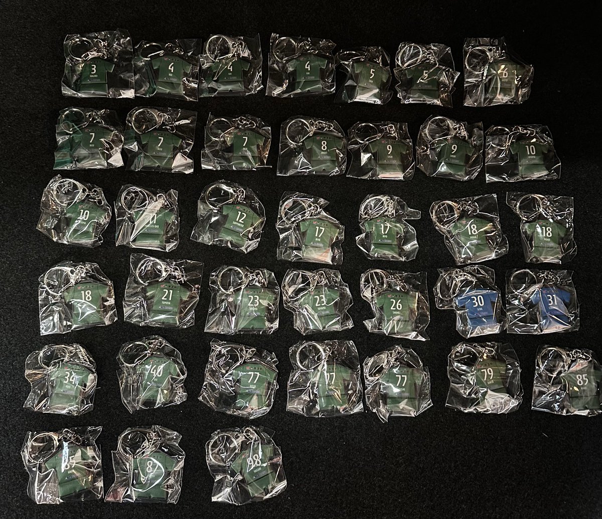 FC岐阜 ガチャ2026 ユニフォーム型ラバーキーホルダー
1個400円
譲 3、4×3、5×2、6、7×3、8、9×2、10×2、11、12、17×2、18×3、21、23×2、26、30、31、34、40、77×3、79、85×2、87、98