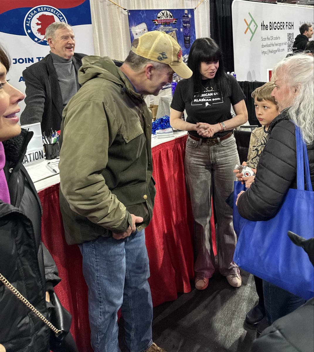 ChairWarfield's tweet image. Great day at the Great Alaska Sportsman’s Show! Thank you to all of our volunteers, and thank you to @DanSullivan_AK and the lovely Julie Sullivan for coming down and meeting with wonderful Alaskans. Day three tomorrow. See you there!

🇺🇸 Alaska First. Always.