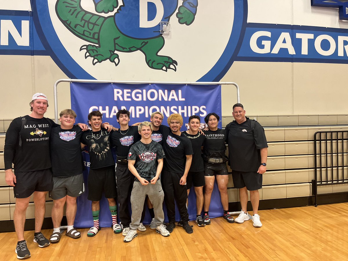 sloan_coach's tweet photo. BIG day in Dickinson, Texas for the Mustangs! Lots of PR’s, Regional Champions, Medalists, and State Qualifiers!!! Another Opportunity Earned NOT Given! See you in Abilene! #WestOverEveryone #BarsLoaded @MagISDAthletics @Jmorley36 @mcgeheeben32 https://t.co/ttQAIuwa2O