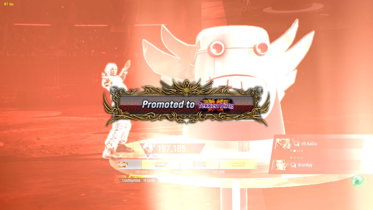 Etsss's tweet photo. Awful screenshot but got lee to tekken king before end of season 2. https://t.co/ic21zy6ev0