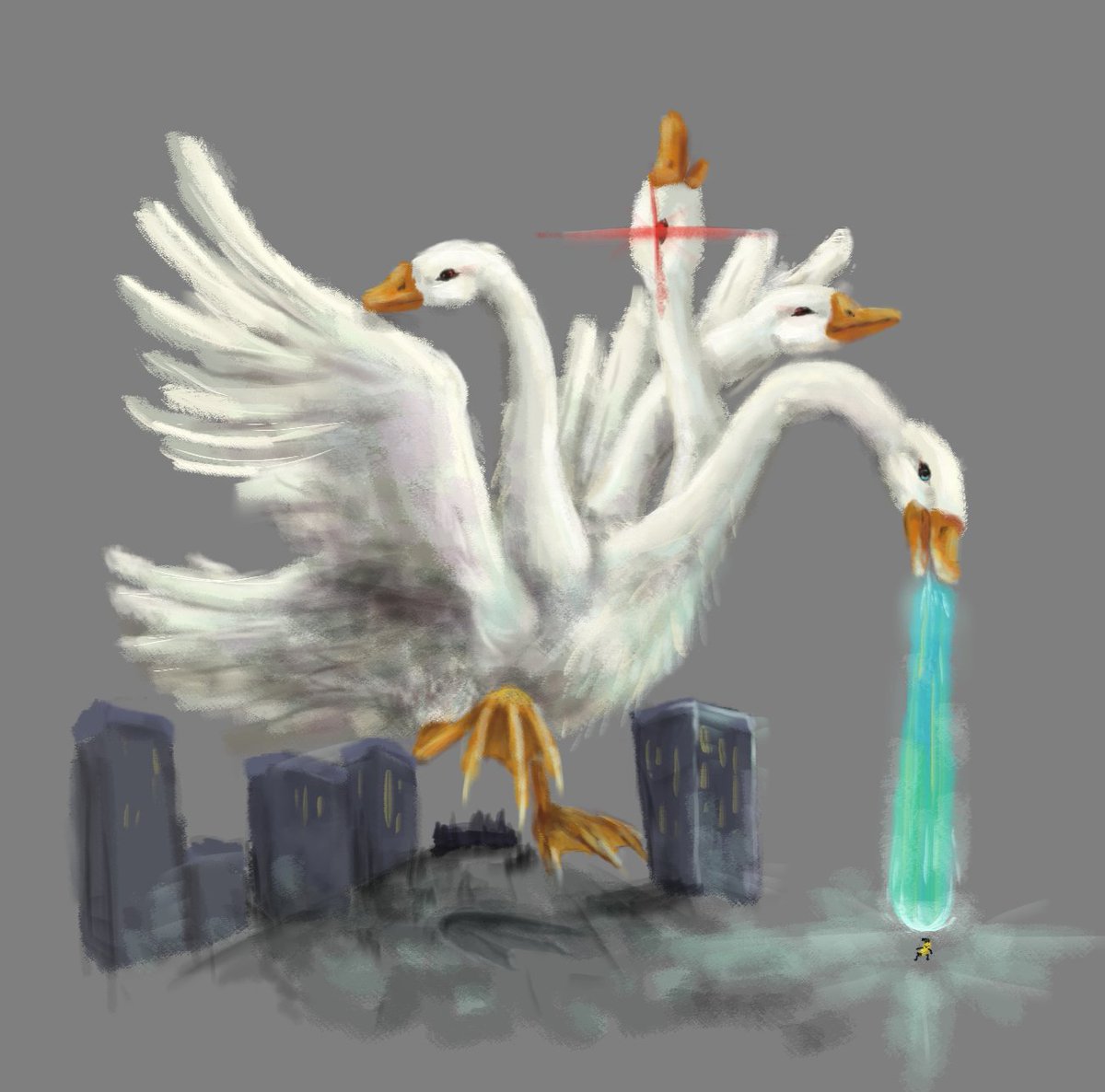 nabrus250's tweet photo. Gargantuan Creatures. hydra-geese
#magma #art https://t.co/K01upIDPur