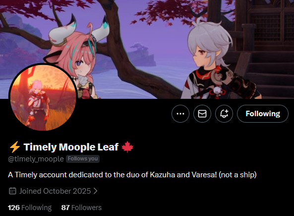 daily hoyo daily tweet media