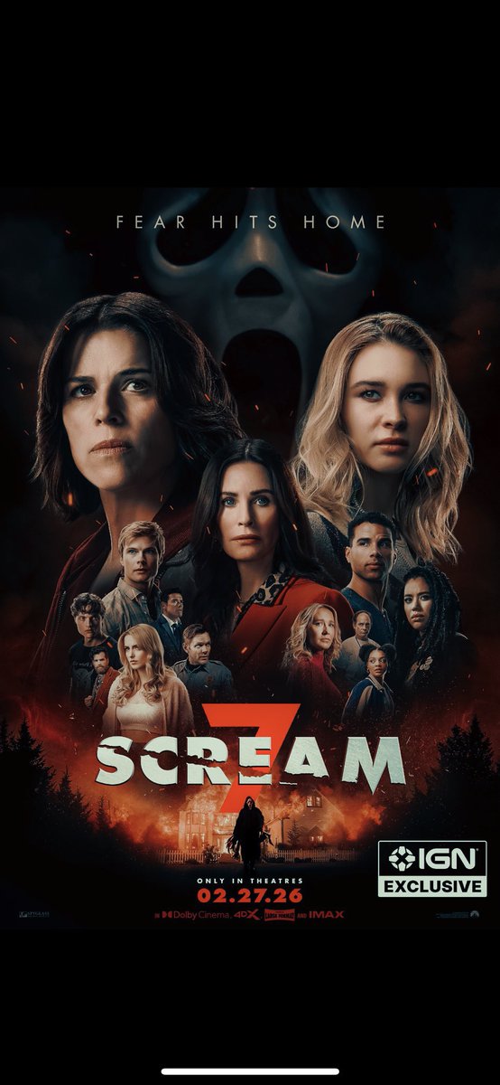 SCREAM 7 is an amazing movie that gets better on each viewing. I have now seen it four times in theaters, and I haven’t felt so infatuated with a new Scream movie in decades. 

Haters gonna hate. Let them. More SCREAM 7 for us. It’s the best modern Scream movie by a mile.

The