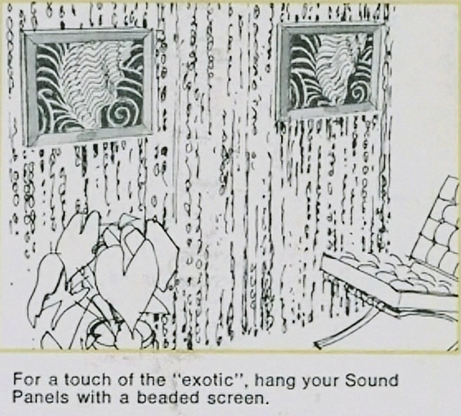 wendyOrourke's tweet photo. All three companies offered various design options in acoustic fabric, but this pattern "Zebra" was used by all of them.
Fisher dealer brochure (1972) #SoundPanels https://t.co/W4nHNjgAWx