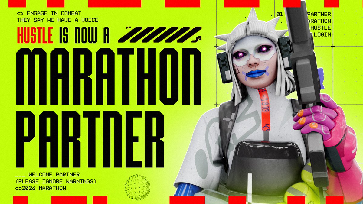 Proud to announce I am officially partnered with <a href="/Bungie/">Bungie</a>’s <a href="/MarathonTheGame/">Marathon</a>! My younger self growing up playing Halo everyday after school would be going crazy. Thank you for this opportunity! #MarathonPartner