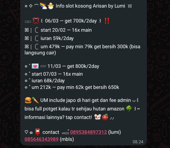 Arisan by Lumi tweet media