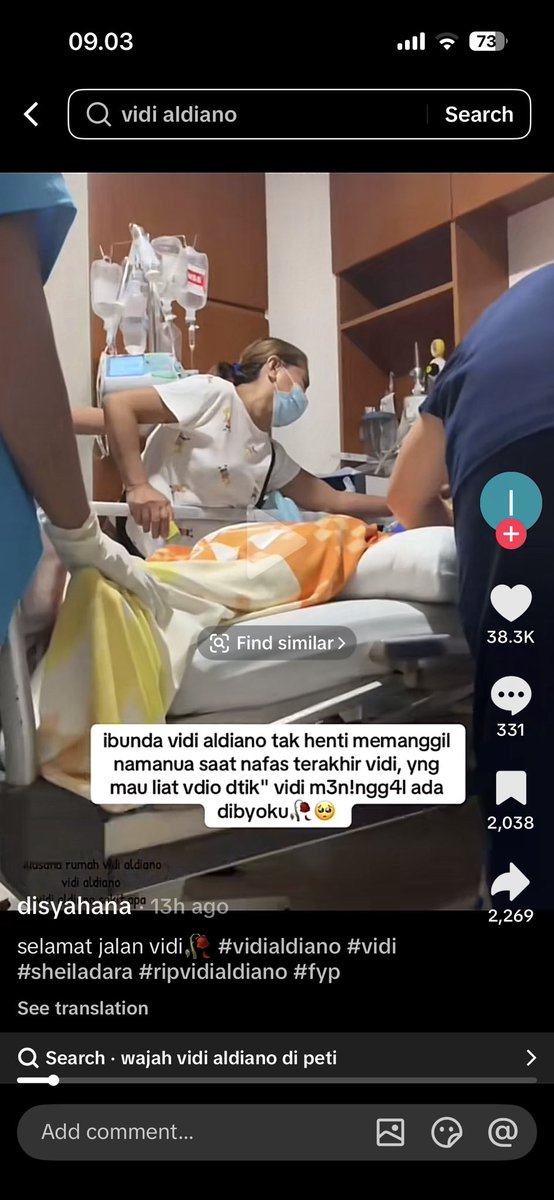 graduasyengurl's tweet photo. Help! Bantu report! Akun affiliate tiktok gaada otak menyebarkan video hoax alm. Vidi aldiano cuma demi viewers padahal hasil nyomot dari video orang. Sumpah gaada empati banget nama akun tiktoknya @disya901 https://t.co/LhiOCPMKQ2